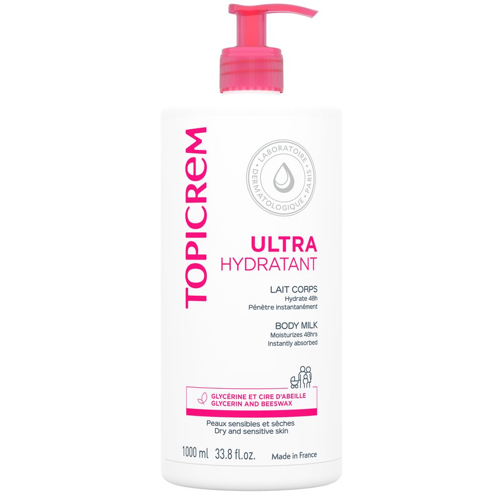 TOPICREM UH ultra-hydrating body milk 1000 ml in , Body Cosmetics by TOPICREM. Merkmale: . Verfügbar bei ParfümReich.