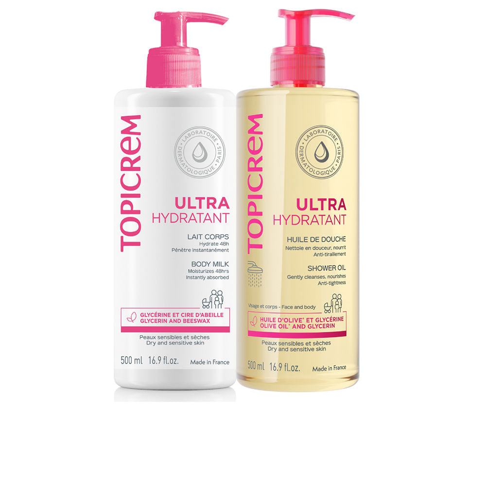 TOPICREM UH ULTRA MOISTURIZING MILK 500 ML + SHOWER OIL 500 ML PACK 2 pcs in , Body Cosmetics by TOPICREM. Merkmale: . Verfügbar bei ParfümReich.