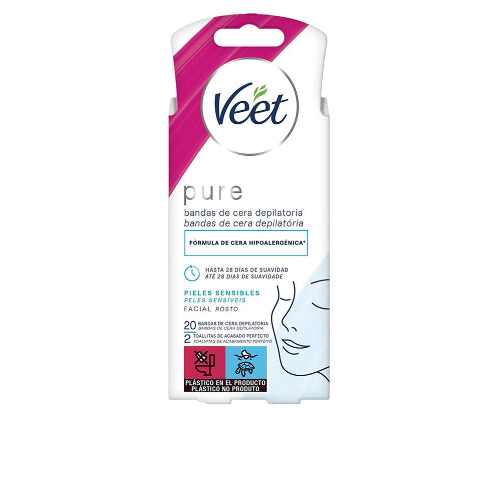 VEET PURE WAX STRIPS for sensitive skin 20 units in , Hygiene by VEET. Merkmale: . Verfügbar bei ParfümReich.