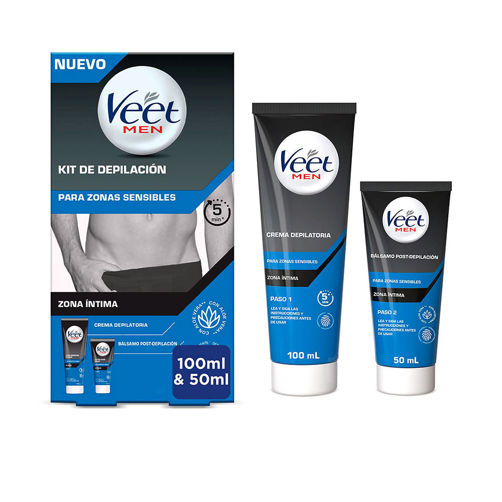 VEET VEET MEN 2-STEP HAIR REMOVAL KIT sensitive areas 150 ml in , Hygiene by VEET. Merkmale: . Verfügbar bei ParfümReich.