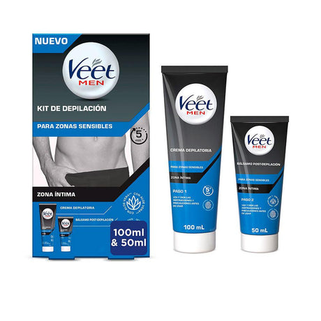 VEET VEET MEN 2-STEP HAIR REMOVAL KIT sensitive areas 150 ml in , Hygiene by VEET. Merkmale: . Verfügbar bei ParfümReich.