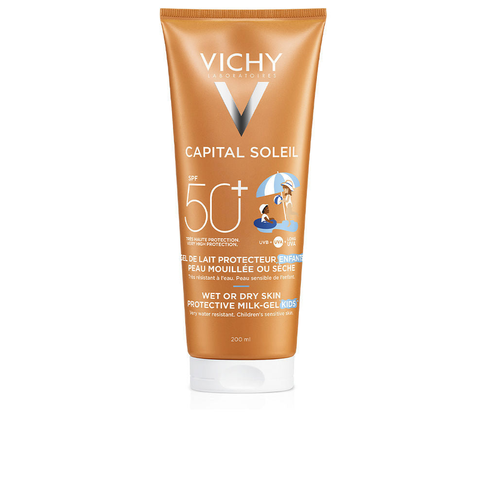 VICHY CAPITAL SOLEIL milk-gel sunscreen for children SPF50+ 200 ml in , Kids & Babies by VICHY. Merkmale: . Verfügbar bei ParfümReich.